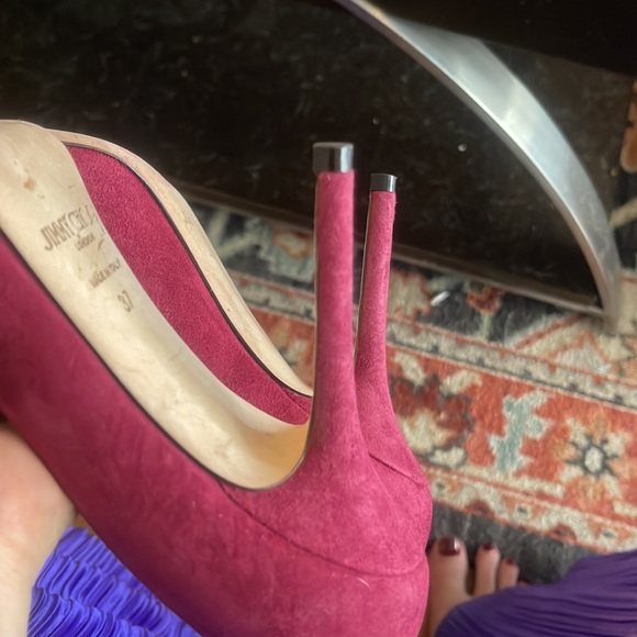 Host pick x2 💕 Worn once Jimmy Choo suede pump - Picture 3 of 4